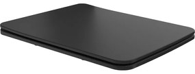 Mexen Vera scaun cu coborâre lentă slim, duroplast, negru mat - 39164085