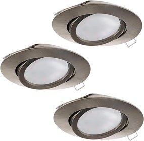 Eglo 31689 - Set de 3 spoturi LED încastrate TEDO 3xGU10-LED/5W/230V