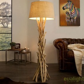 Lamparar deosebit / Lampa de podea cu design rustic Cara A-30208 VC