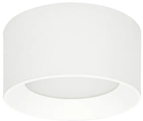 Plafoniera moderna alba rotunda cu led Sirius d15