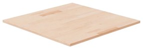 342916 vidaXL Blat de masă pătrat, 60x60x1,5 cm, lemn masiv stejar netratat