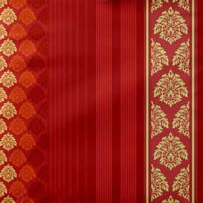 Lenjerie de pat din bumbac Renforce NADIA rosie Dimensiune lenjerie de pat: 2 buc 80 x 80 cm | 200 x 220 cm
