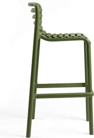 Scaun Bar Exterior Nardi - Doga Stool - Bianco