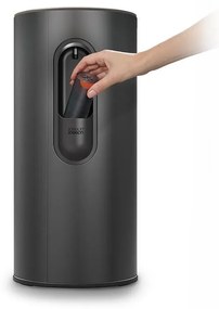 Coș de gunoi negru mat cu pedală din metal 30 l Arc – Joseph Joseph