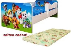 Pat junior Paw Patrol cu saltea inclusa
