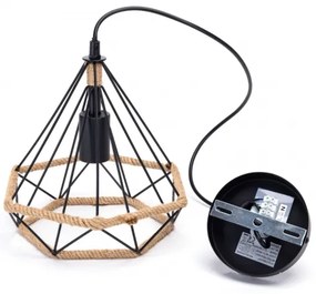 Lustră pe cablu Aigostar 1xE27/60W/230V