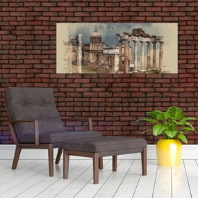 Tablou - Forumul Roman, Roma, Italia (120x50 cm)
