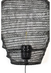 Aplică de perete White Label Lena, negru