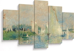 Tablou - Auguste Renoir, Regatta at Argenteuil, reproducere (150x105 cm)