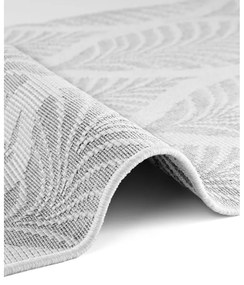 Covor tip traversă pentru interior și exterior gri/fildeș 80x250 cm Duet Liora – NORTHRUGS