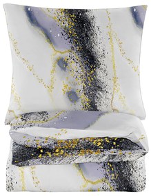 Lenjerie de pat din microfibra Culoare gri deschis, SOACHA
