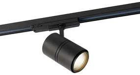 Spot modern cu șină reglabil 3 faze negru inclusiv LED 3000K - Ruler 38