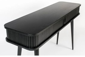 Măsuță tip consolă Zuiver Barbier, lungime 120 cm, negru
