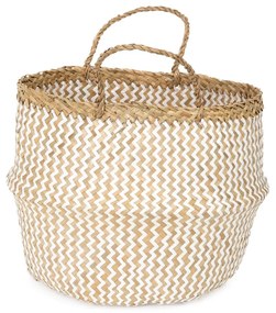 Coș pentru depozitare din iarbă de mare Compactor Zic Zac, ⌀ 35 cm