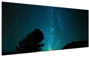 Tablou cu cerul nocturn și stele (120x50 cm), în 40 de alte dimensiuni noi