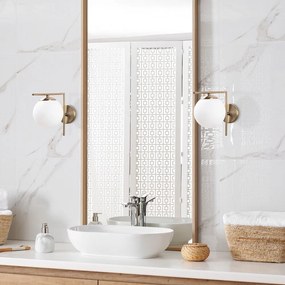 Aplică de perete albă/aurie ø 15 cm Antique – Opviq lights