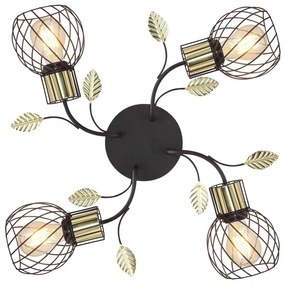Plafoniera design modern Lally negru, alama