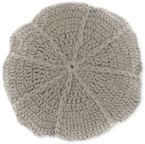 Perna decorativa rotunda DORA 45 cm, gri