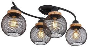 Lustra aplicata pendule design modern 4 brate PABLO 15663-4D GL