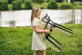 OFERTA Scaun din plastic alb KATO II. calitate.