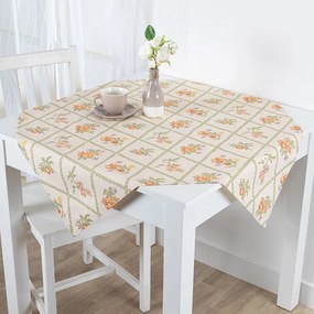 decoDoma Față de masă centrală cu imprimeu VINTAGE HARVEST 85 x 85 cm