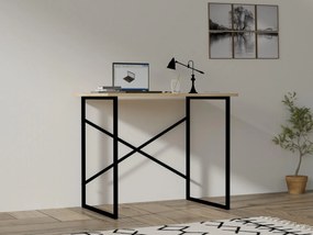 Masă de scris Tununi (stejar + negru) . 1094864