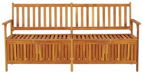 316744 vidaXL Bancă de depozitare , 170 cm, lemn masiv de acacia
