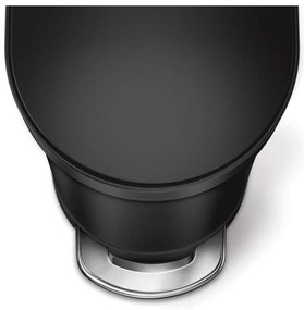 Coș de gunoi cu pedală din oțel 45 l Slim – simplehuman