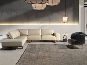 Coltar stanga LUX design italian Cowhide sand