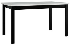 Masă extensibilă Luca 80 x 140+180 II (Alb L) (Negru). 1059244