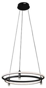 Lustră LED reglabilă suspendată pe cablu, 100W, 230V, 3000–6500K, Ø 60 cm, cu telecomandă