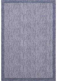 Covor albastru închis din lână 200x300 cm Linea – Agnella