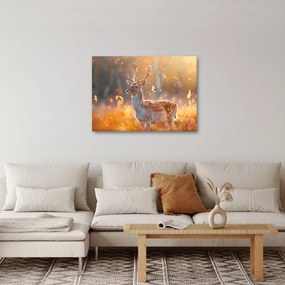 Tablou - Cerb în câmp (70x50 cm)