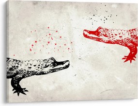 Tablou - Crocodili (70x50 cm)