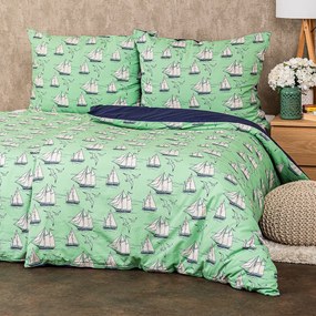 Lenjerie de pat din bumbac 4Home Sail, 140 x 220 cm, 70 x 90 cm