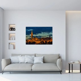 Tablou cu construcție iluminată (90x60 cm)