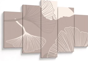 Tablou - Frunze bej N⁰1 (150x105 cm)