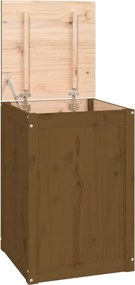 vidaXL Cutie de rufe, maro miere, 44x44x66 cm, lemn masiv de pin