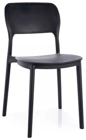 Scaun de bucătărie Punto, negru