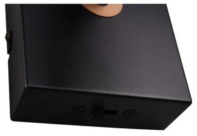 Spot negru-bronz LED 20,5x10 cm Ikaris – Trio Select