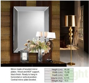 Oglinda decorativa moderna dim.95x75cm Roma SV-29-E07/90