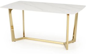 Masa Clemente alb/gold L160 x l90 x H76