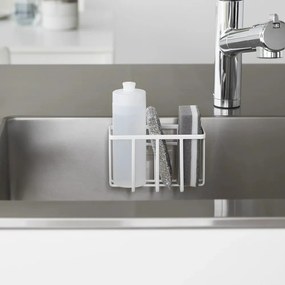 Suport pentru accesorii de spălat alb autoadeziv din metal Film Hook – YAMAZAKI