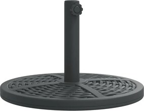 vidaXL Suport umbrelă pentru stâlpi Ø38 / 48 mm, 12 kg, rotund