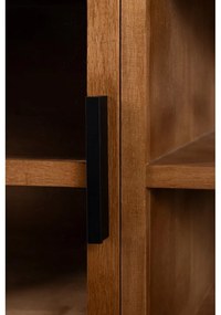 Comodă TV în culoare naturală din lemn de arbore de cauciuc 150x55x38 cm Yaz – White Label