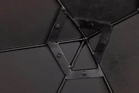 Oglinda de perete decorativa Diamond 60cm, negru