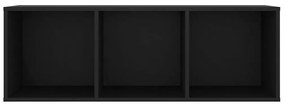 Comoda TV, negru, 107x35x37 cm, lemn prelucrat 1, Negru, 107 x 35 x 37 cm