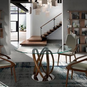 Masa dining design deosebit Ben, 120cm AC 1021