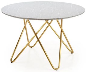 Masa de bucaterie Bonello, gri/aurie
