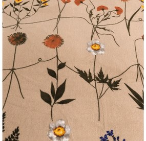 Lenjerie de pat din microplush HERBARIU bej Dimensiune lenjerie de pat: 2 buc 70 x 90 cm | 200 x 220 cm